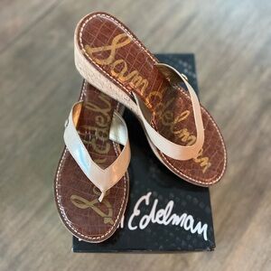 Sam Edelman Romy Classic Cork Wedge Sandals